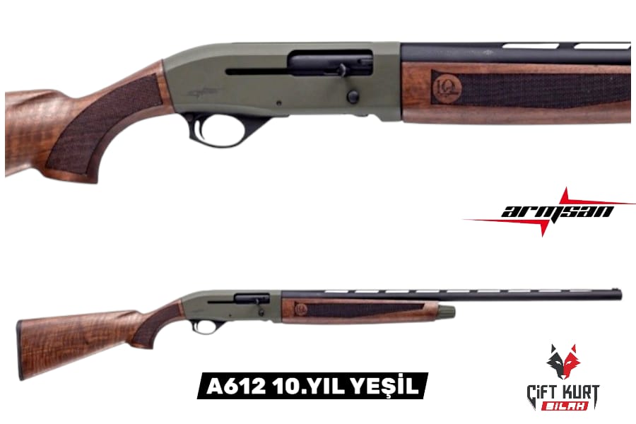 ARMSAN A612 10.YIL YEŞİL OTOMATİK YİVSİZ AV TÜFEĞİ